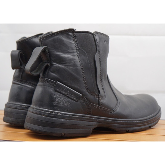 CAT Work Boots Mens US 8.5 Footwear Inherit Black Steel Toed Static Dissipative main image 12